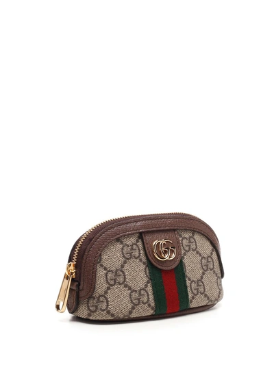 Shop Gucci Ophidia Keyring In Multi