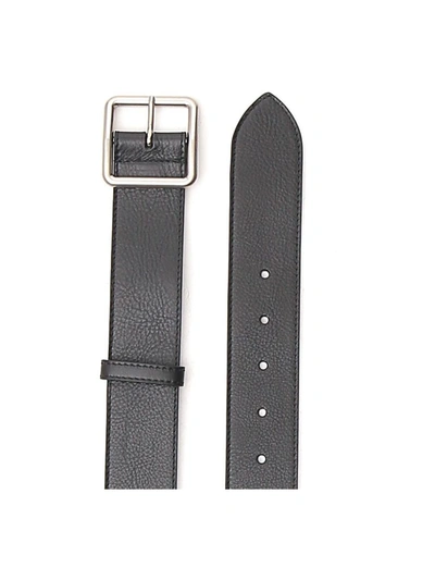 Shop Alexander Mcqueen Buckled Belt In Black