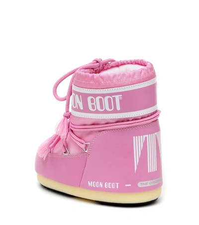 Shop Moon Boot Nylon Snow Boots In Pink