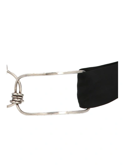 Shop Ann Demeulemeester Metallic Ribbon Choker In Multi