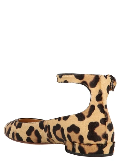 Shop Francesco Russo Leopard Print Ballet Flats In Multi