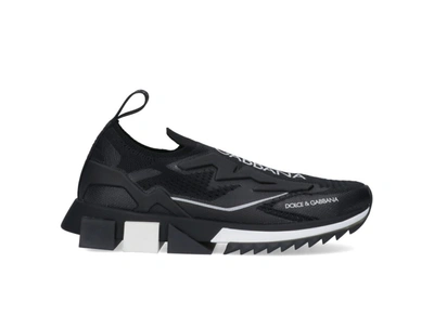 Shop Dolce & Gabbana Sorrento Laceless Sneakers In Black