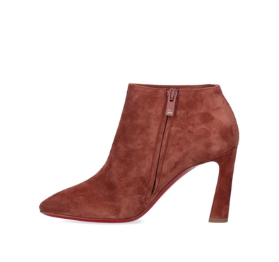 Shop Christian Louboutin Eleanor Ankle Boots In Brown