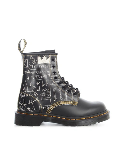 Shop Dr. Martens' Dr. Martens 1460 Basquiat Boots In Black