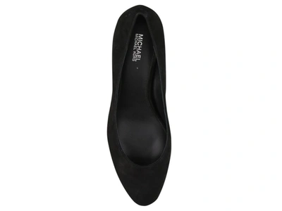 Shop Michael Michael Kors Lana Round Toe Pumps In Black