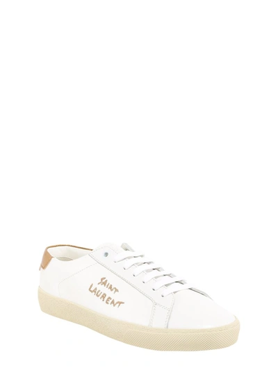 Shop Saint Laurent Court Classic Sl/06 Sneakers In White