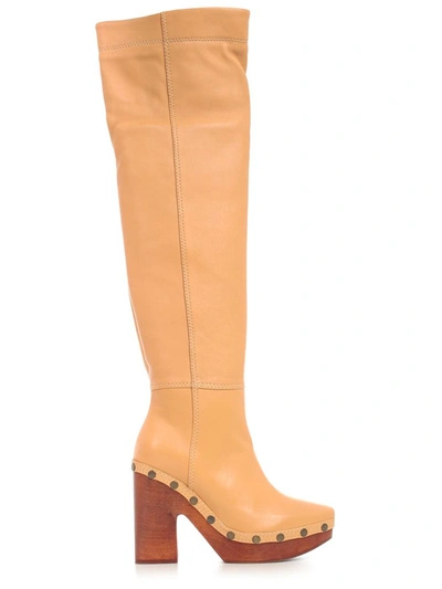 Shop Jacquemus Les Sabots Boots In Brown