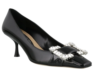 Shop Sergio Rossi Sr Twenty Pumps In Black