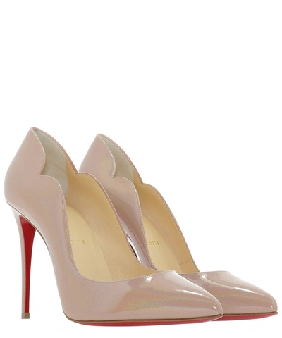 Shop Christian Louboutin Hot Chick 100 Pumps In Beige