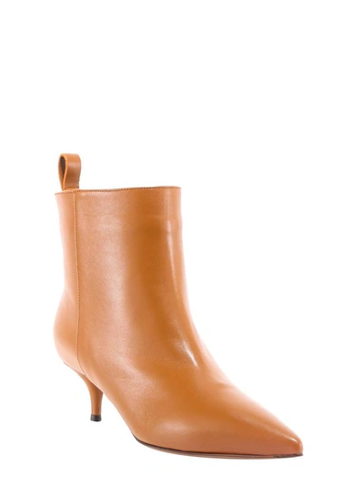 Shop L'autre Chose Kitten Heel Ankle Boots In Brown