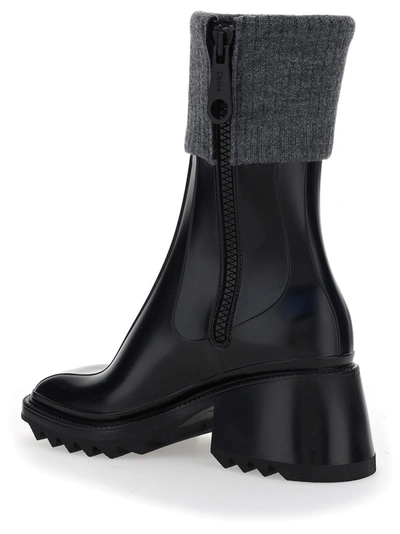 Shop Chloé Betty Ankle Boots In Black