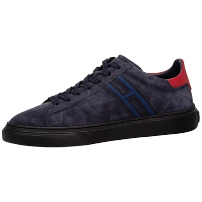 Shop Hogan H365 Low Top Sneakers In Blue