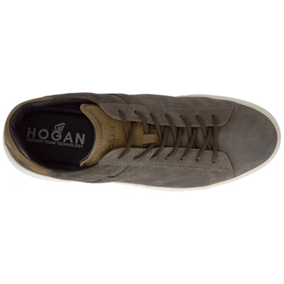 Shop Hogan Rebel Low Top Sneakers In Green