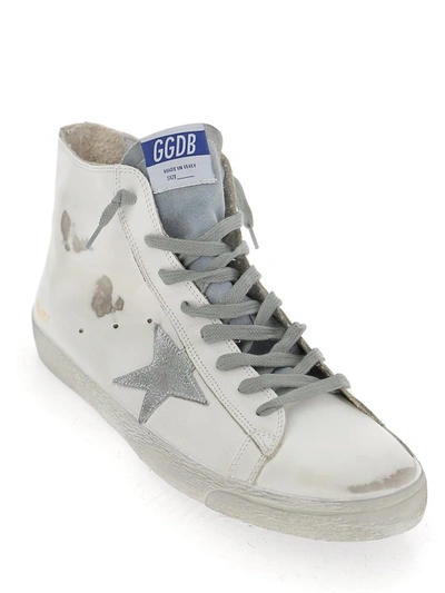 Shop Golden Goose Deluxe Brand Francy High Top Sneakers In White