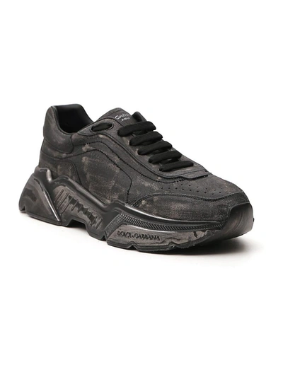 Shop Dolce & Gabbana Daymaster Sneakers In Black