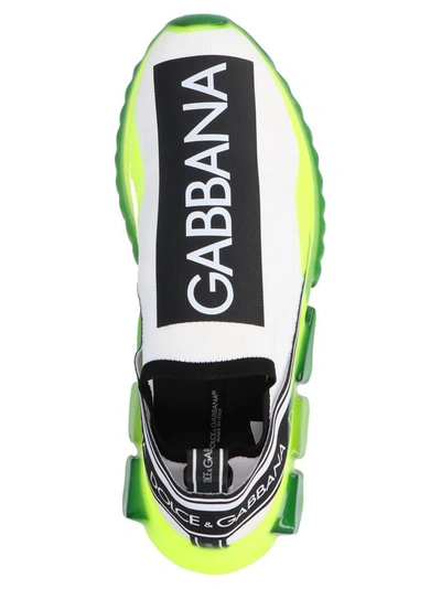 Shop Dolce & Gabbana Sorrento Low Top Slip On Sneakers In White