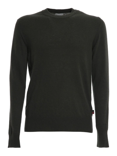 Shop Woolrich Wool Crewneck Sweater In Green