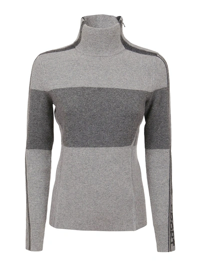 Shop Polo Ralph Lauren Colour-block Sweater In Grey