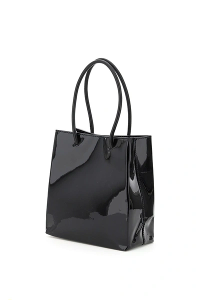 Shop Balenciaga North South Xxs Tote Bag Logo In Black