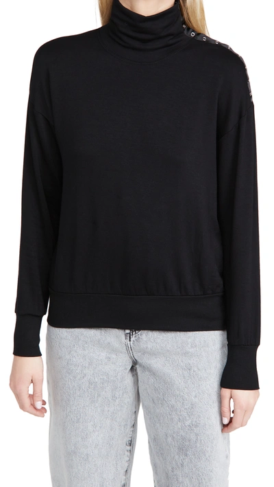 Shop Lna Brooks Sweatshirt In Black