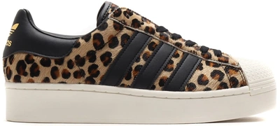 Pre-owned Adidas Originals Adidas Superstar Bold Leopard Print (women's) In  Desert/core Black/gold Metallic | ModeSens