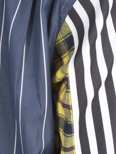 Shop Comme Des Garçons Homme Deux Comme Des Garçons Homme Plus Striped Oxford Shirt In Blue
