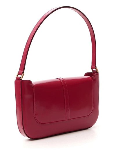 Shop By Far Miranda Shoulder Bag In Red