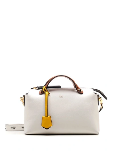 Shop Fendi By The Way Medium Tote Bag In White