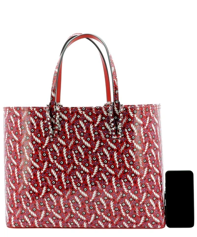 Shop Christian Louboutin Cabata Shopping Bag In Red