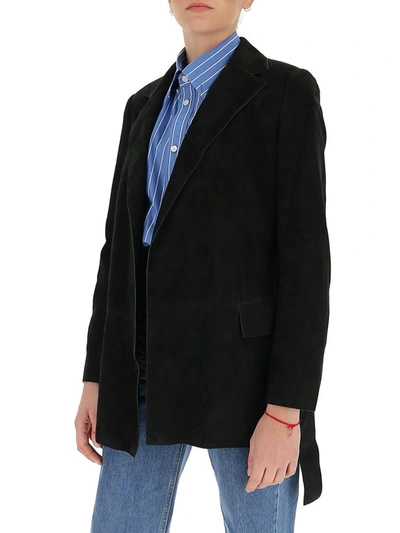 Shop Theory Belted Blazer In Black