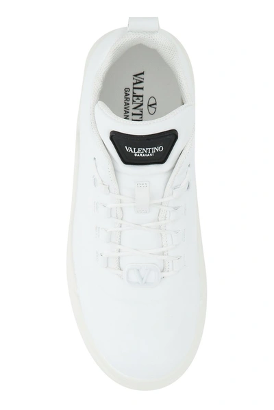 Shop Valentino Chunky Sole Sneakers In White