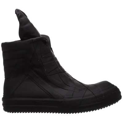 Shop Rick Owens Geobasket Boots In Black