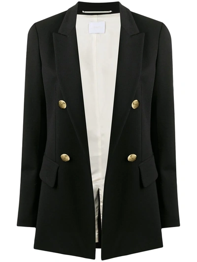 Shop Merci Peak-lapels Double-breasted Blazer In Black