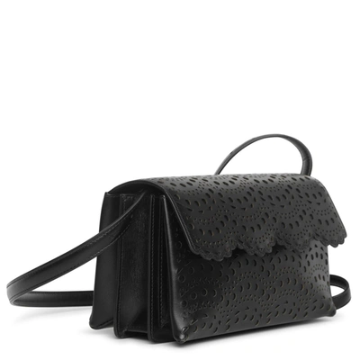 Shop Alaïa Lulu 22 Black Cross Body Bag