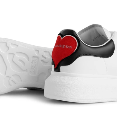 Alexander Mcqueen White Heart Patch Oversized Trainers | ModeSens