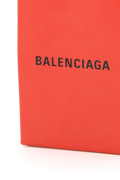 Shop Balenciaga Phone Tote Bag In Lt Rose