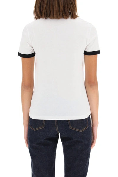 Shop Lanvin Lips Print T-shirt In White