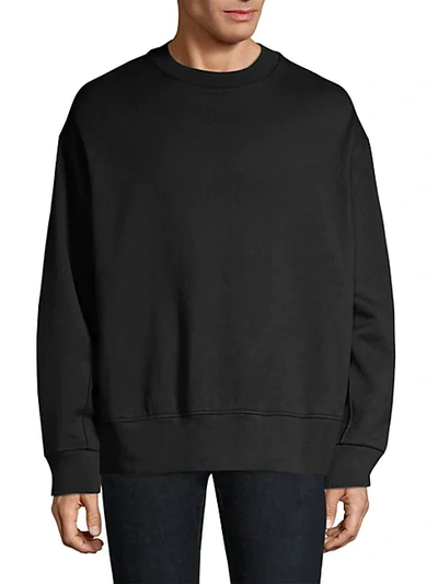 Shop Y-3 Signature Graphic Oversized Sweatshirt In Black