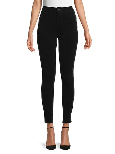 Shop L Agence High-rise Skinny Jeans In Noir