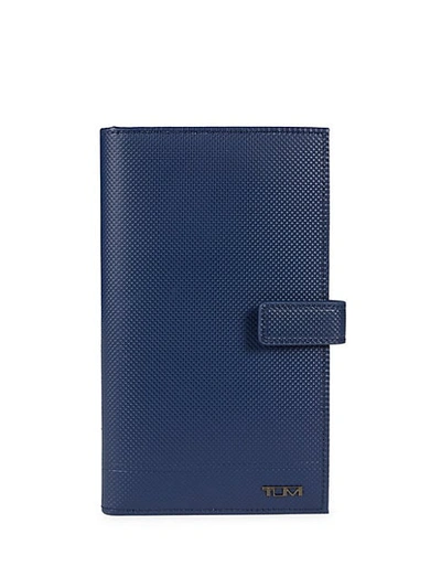 Shop Tumi Travel Bifold Wallet In Navy