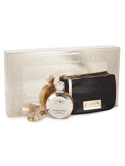 Shop Versace Eros Pour Femme 3-piece Gift Set