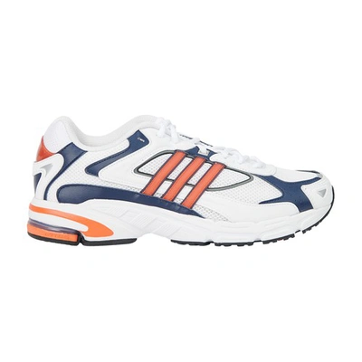 Shop Adidas Stmnt Cl Response Sneakers In Ftwr White Collegiate Orange Collefiate Navy
