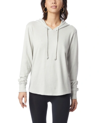 Shop Alternative Apparel Women's Cozy Pullover Hoodie In Light Gray