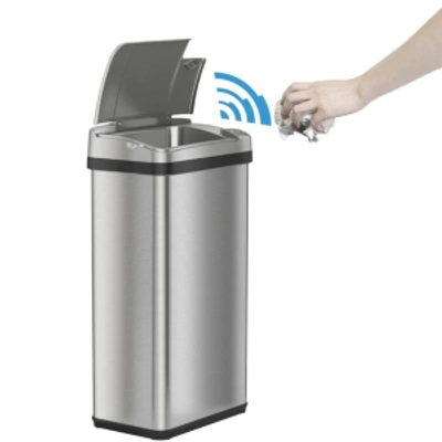 Shop Halo Itouchless 4 Gal Stainless Steel Touchless Trash Can With Deodorizer & Fragrance In Silver