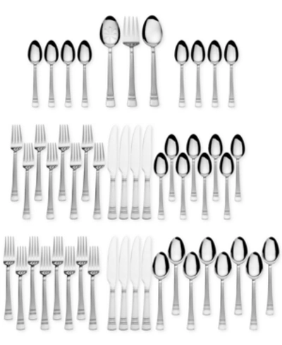 Shop International Silver , Stainless Steel 51-pc. Kensington Collection, Created For Macy's In Grey