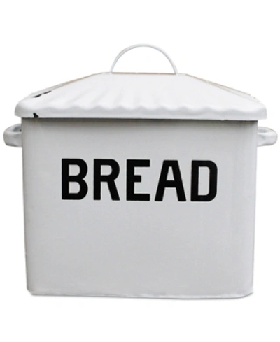 Shop 3r Studio Enameled Metal ''bread'' Box In Distressed White