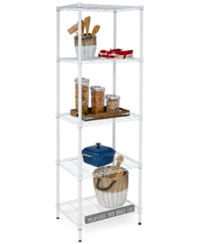 Shop Honey Can Do 5-tier Shelving Unit In White