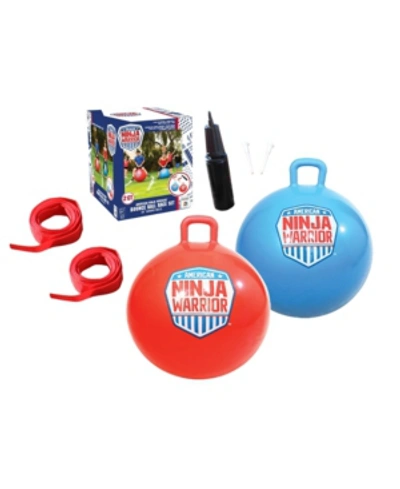 Shop B4adventure American Ninja Warrior Bounce Ball Race Set With Two Jumbo 24" Balls & Start/finish Lines For Outdoo