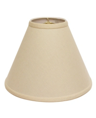 Shop Cloth & Wire Cloth&wire Slant Deep Cone Hardback Lampshade With Washer Fitter In Beige