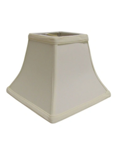 Shop Cloth & Wire Cloth&wire Slant Square Bell Hardback Lampshade With Washer Fitter In Off-white